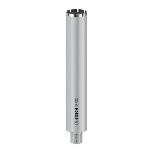Bosch PRO wet core drill bit 2608601739, 82 mm diameter, 450 mm length, 1 1/4" connection, for concrete, durable