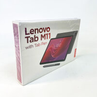 Lenovo Tab M11 Tablet, 11" WUXGA Touch, MediaTek G88, 8GB RAM, 128GB Storage, Android 14, Grey, with Stylus