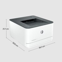 HP LaserJet Pro 3002dw Laser Printer, Duplex, 33 ppm, WLAN, USB, Ethernet, Bluetooth, Smart App, Wolf Pro Security, without power cord