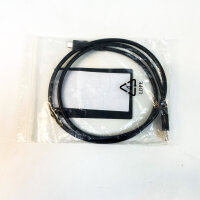 Zebra CBL-TC5X-USBC2A-01 USB-C auf USB-A Kabel, schwarz, robustes Verbindungskabel für Datenübertragung und Laden