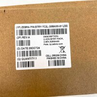 Zebra BTRY-TC2L-3XMAXX-01, Ersatzakku, erweiterte Kapazität, passend für TC21/TC26, langlebig, wiederaufladbar