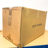New Works 20412 Kizu Tischleuchte Large, Tischlampe, Gris du Marais Marmor, ohne Leuchtmittel, skandinavisches Design