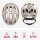 ABUS Youn-I 2.0 childrens bicycle helmet with LED light, size 52-57 cm, for teenagers, girls & boys, color Champagne Gold