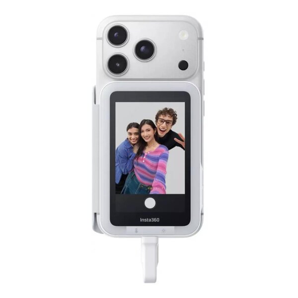 Insta360 Snap Selfie Screen 3.5", USB-C, integrated light, foldable, for vlogging and live streams