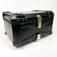 Universal Motorrad Topcase, schwarz, 45L, abschließbar, wetterfest, für Roller & Motorrad, einfache Montage