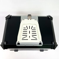 Universal Motorrad Topcase, schwarz, 45L, abschließbar, wetterfest, für Roller & Motorrad, einfache Montage