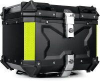 Motorcycle top case, universal, black, lockable, 45L, for...