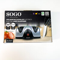 Sogo SS-13500 Messerschärfer elektrisch, 40W, 230V, 50Hz, IP20, kompakt, für Küchenmesser