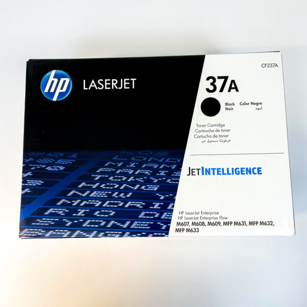 HP 37A Tonerkartusche Schwarz, CF237A, Original, 11.000 Seiten, passend für LaserJet Enterprise M607/M608/M609/M631/M632/M633