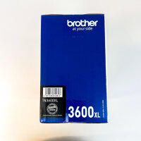 Brother TN-3600XL Tonerkartusche Schwarz, Original, 6000 Seiten, kompatibel mit HL-L5210DN/L6210DW/DCP-L5510DN/MFC-L6710DW
