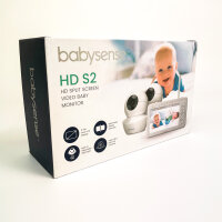 Babysense HD Babyphone 5" mit 2 Kameras, Video-Babyfon, Nachtsicht, Schlaflieder, 300m Reichweite, Gegensprechfunktion, Zoom, 4000mAh Akku