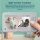 Babysense HD Babyphone 5" mit 2 Kameras, Video-Babyfon, Nachtsicht, Schlaflieder, 300m Reichweite, Gegensprechfunktion, Zoom, 4000mAh Akku