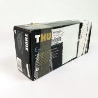 Thule Evo Raised Rail 710410 Dachträgerfüße, 4er-Set, schwarz, für Reling, bis 75 kg belastbar