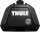 Thule Evo Raised Rail 710410 Dachträgerfüße, 4er-Set, schwarz, für Reling, bis 75 kg belastbar