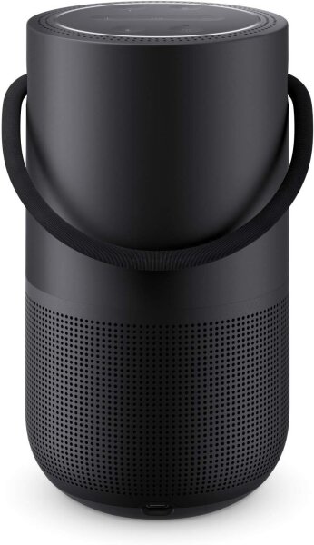 Bose Portable Home Speaker, tragbarer Bluetooth-Lautsprecher, integrierte Alexa-Sprachsteuerung, WLAN, Schwarz