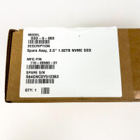 Riverbed SSD-5-003 Ersatzmodul, 2,5" NVMe SSD, 1,92 TB, Hot-Swap, Modell 784595357