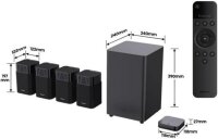 Hisense HT Saturn 4.1.2 Dolby Atmos Home Cinema System, 720W, Wireless, Black, Surround Sound, Subwoofer
