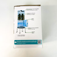 Orinko Edelstahl Schwerkraftfilter 5,6 l, plastikfrei, Aktivkohle-Wasserfiltersystem, 4 l/h, für sauberes Trinkwasser