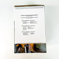 Orinko Edelstahl Schwerkraftfilter 5,6 l, plastikfrei, Aktivkohle-Wasserfiltersystem, 4 l/h, für sauberes Trinkwasser