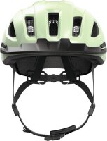 ABUS Urban-I 4.0 bicycle helmet L (57–61 cm), LED rear light, 2 modes, pistachio green, for adults and teenagers