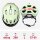 ABUS Urban-I 4.0 bicycle helmet L (57–61 cm), LED rear light, 2 modes, pistachio green, for adults and teenagers