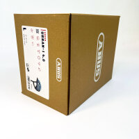 ABUS Urban-I 4.0 Fahrradhelm L (57–61 cm), mit USB-Rücklicht, 2 Modi, Gletscherblau, für Jugendliche und Erwachsene