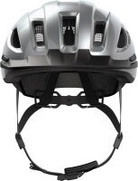 ABUS Urban-I 4.0 bicycle helmet M, with USB rear light, 2 modes, graphite silver, for adults and teenagers