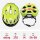 ABUS Urban-I 4.0 bicycle helmet M, signal yellow, with USB rear light, 2 modes, for adults and teenagers