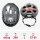 ABUS Urban-I 4.0 bicycle helmet L (57–61 cm), integrated USB rear light, 2 modes, graphite silver, for adults and teenagers