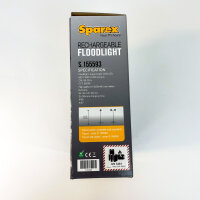 Sparex LED rechargeable floodlight, 2100 lumens, portable, rechargeable, model S.155593, robust housing, versatile use