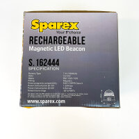 SPAREX S.162444, wiederaufladbare Funk-Notleuchte, inkl. Fernbedienung, kabellos, tragbar, vielseitig einsetzbar