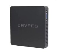 ERVPES B20E Mini-PC, Intel Pentium 6500Y, 8GB RAM, 128GB SSD, kompakt, schwarz
