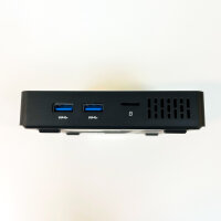 ERVPES B20E Mini-PC, Intel Pentium 6500Y, 8GB RAM, 128GB SSD, kompakt, schwarz