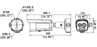 Hikvision HM-TD2628-7/G1/T3A, Netzwerk-Thermalkamera, Dual-Sensor, 7mm Linse, Temperaturmessung, IP67, PoE