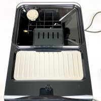 DeLonghi Eletta Explore ECAM452.67.G Kaffeevollautomat, 1450W, LatteCrema Milchsystem, 50 Getränke, Cold Brew Funktion, Touchdisplay, dunkelgrau