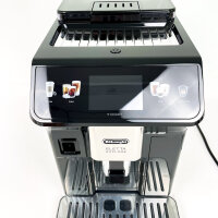 DeLonghi Eletta Explore ECAM452.67.G Kaffeevollautomat, 1450W, LatteCrema Milchsystem, 50 Getränke, Cold Brew Funktion, Touchdisplay, dunkelgrau