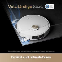 Dreame L40s Pro Ultra RLL74CE Saugroboter, automatische Entleerung, 200ml Wischmop-Selbstreinigung, 19.000 Pa Saugleistung, Weiß