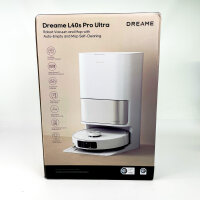 Dreame L40s Pro Ultra RLL74CE Saugroboter, automatische Entleerung, 200ml Wischmop-Selbstreinigung, 19.000 Pa Saugleistung, Weiß