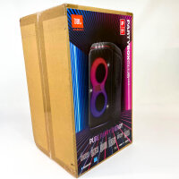 JBL PartyBox Club 120, tragbarer Bluetooth-Lautsprecher, mit Lichteffekten, Mikrofoneingang, Akku, schwarz