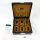 Friedrich23 Uhrenbox 20069-3, für 6 Uhren, abschließbar, braun, Fein-Synthetik, elegantes Design