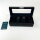 Friedrich23 Watch Box 20115-2, long, glass lid, space for 4 watches, black, fine synthetic material