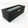 Friedrich23 Watch Box 20115-2, long, glass lid, space for 4 watches, black, fine synthetic material