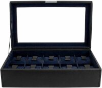 Friedrich23 Uhrenbox 20013-2, Glasdeckel, 10 Uhren,...