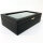 Friedrich23 Uhrenbox 20013-2, Glasdeckel, 10 Uhren, Schwarz, Feinsynthetik, elegantes Design