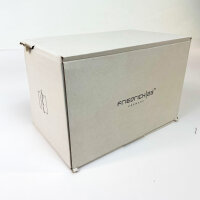Friedrich23 Jolie jewelry box 23256-56, lockable, cross-scar design, fine synthetic material, lavender