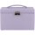 Friedrich23 Jolie jewelry box 23256-56, lockable, cross-scar design, fine synthetic material, lavender