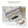 Friedrich23 Jolie jewelry box 23256-56, lockable, cross-scar design, fine synthetic material, lavender