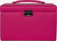 Friedrich23 Jolie Schmuckkästchen 23256-57, abschließbar, Fein-Synthetik, fuchsia, Schmuckaufbewahrung