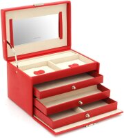 Friedrich23 Schmuckkoffer 23256-40, Rot,...