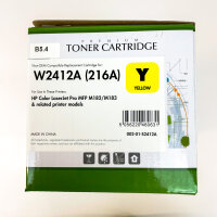 Tonerkartusche Gelb, kompatibel mit HP Color LaserJet Pro MFP M182/M183, ersetzt W2412A (216A), Modell 44856, hohe Druckleistung
